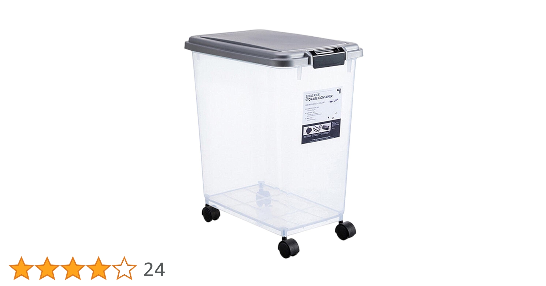 米びつ　30kg容量　美品 Amazon｜YZX FASHION 米びつ 30kg ライスストッカ一 計量カップ