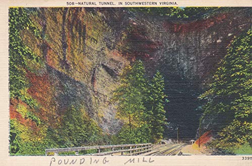 112Vint02 1943 508 - Natural Tunnel In Southwestern Virginia In 1943 ((33911)) Souvenir Vintage Antique Collectible Postcard From Hibiscus Express #TOP11