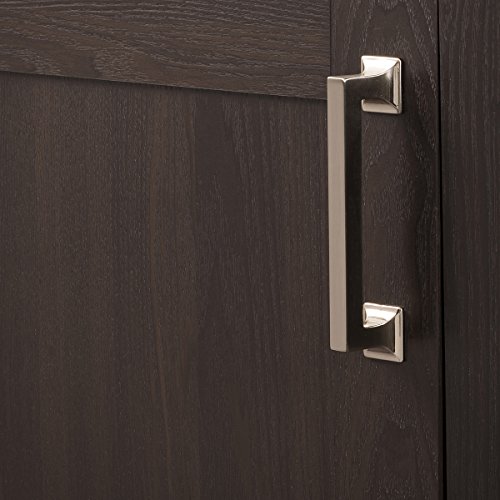 Bouton de porte 128mm nickel satiné Pack de 10 Hickory Hardware SS Studio