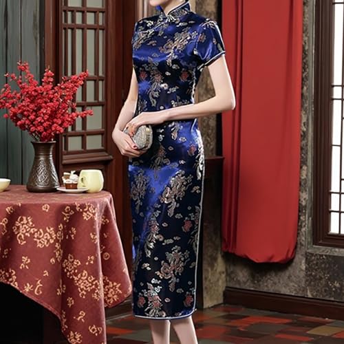 Robe d'hiver rétro Cheongsam idéale pour vos soirées festives - 3
