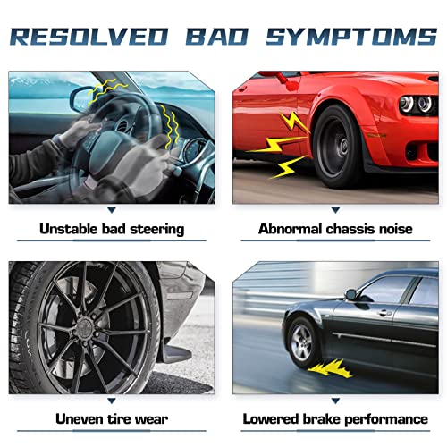 2Pcs Front Lower Control Arm w/Ball Joint for 2007-2012 Dodge Caliber, Jeep Compass Patriot 2007-2017 Suspension Kit CMS25189 CMS25188 K620065 K620066 - Image 3