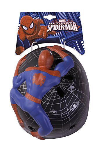 Casco de la Bicicleta Para los Niños "Spiderman" Crazy Safety - Original Marvel