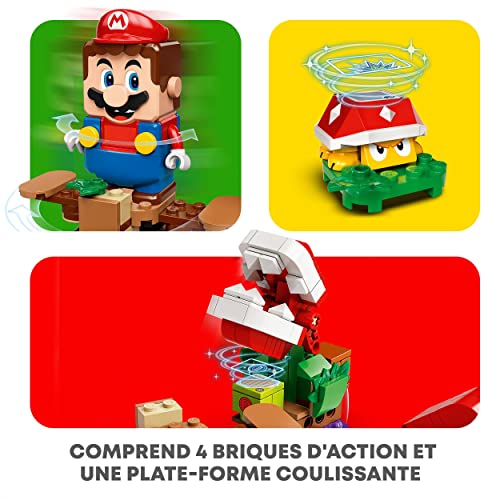 LEGO® Super Mario 71382 : Ensemble d'extension : Le défi de la plante Piranha Lego WDK - vue 7