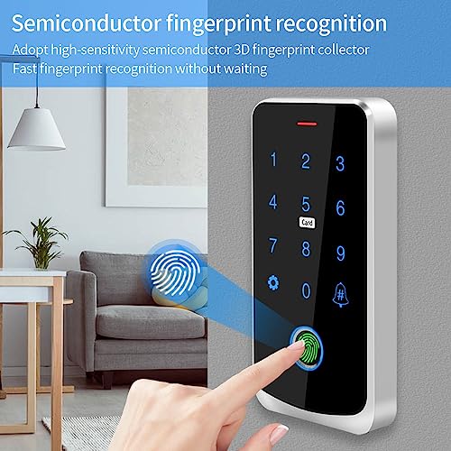 Clavier d'accès RFID IC M1 à empreinte digitale et déverrouillage NFC Tuya