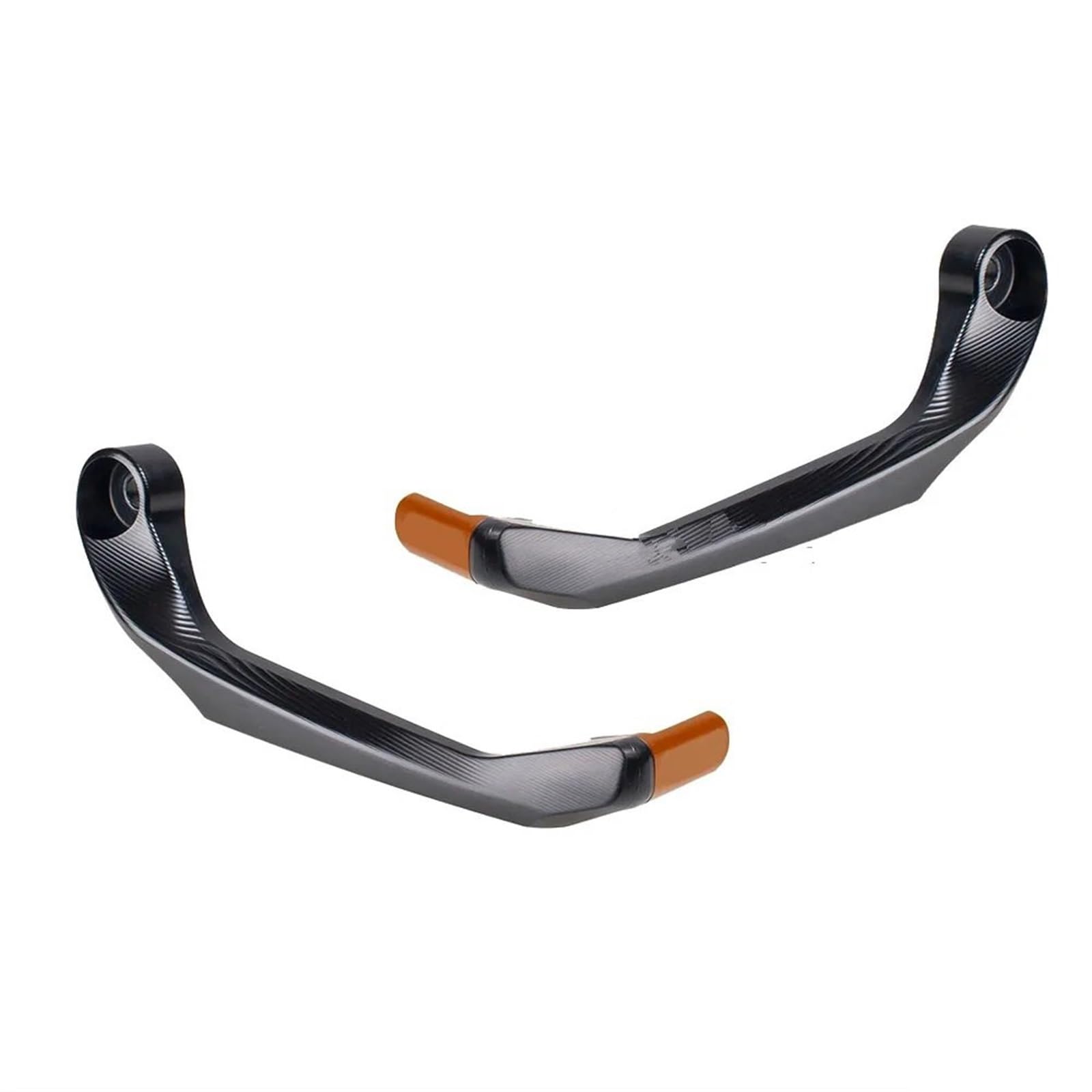 UIDJIVDS Handguards Fit for Honda CBR650R CBR650F CBR600RR CB650F CBR1000RR 2007-2025 Motorcycle Brake and Clutch Lever Handlebar Protector(Orange-Logo)