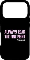 Vista 29 de Always Read The Fine Print's I'm Pregnant Pregnancy Case for iPhone XR