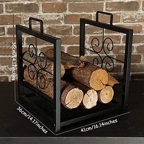 Log Carriers Holders Log Rack Fireplace Vertical Compact Firewood Rack Log Stand Handle Wood Holders Tools Accessories,