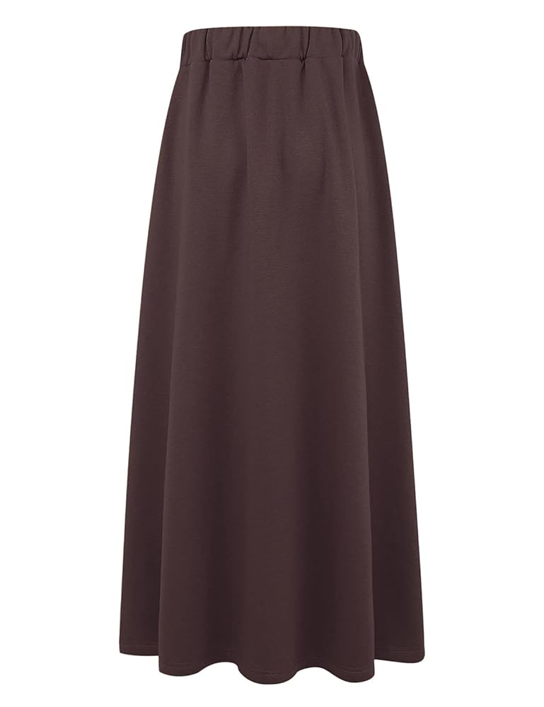 sweat frill long skirt　2litr スウェット　新品 Amazon.com: Girls High Waisted Ruffle Maxi Skirt Soft Cotton