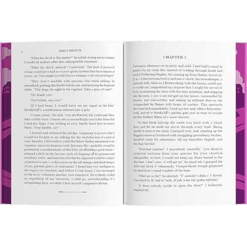 Image of Wuthering Heights by Emily Bronte : Wilco Classics Sprayed Edge Premium Hardback Edition