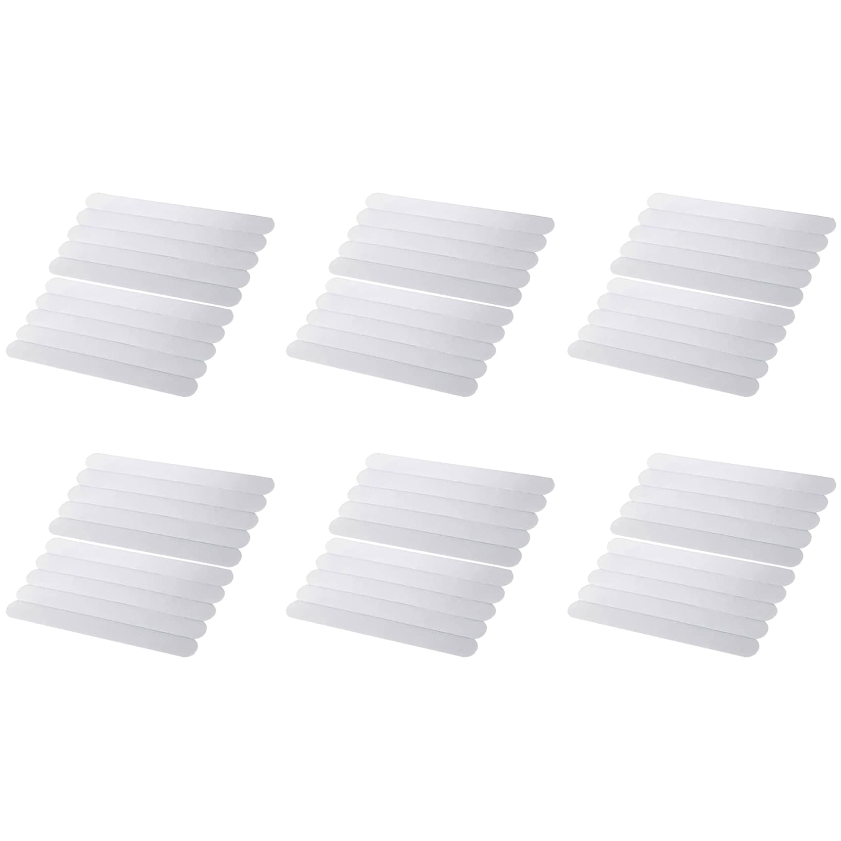 Hndhbfgrt 60Pcs Anti-Slip Strips Safety Shower Treads Stickers Bathtub Non Slip Stickers Stair Step Anti Slip Tape 7.87Inch
