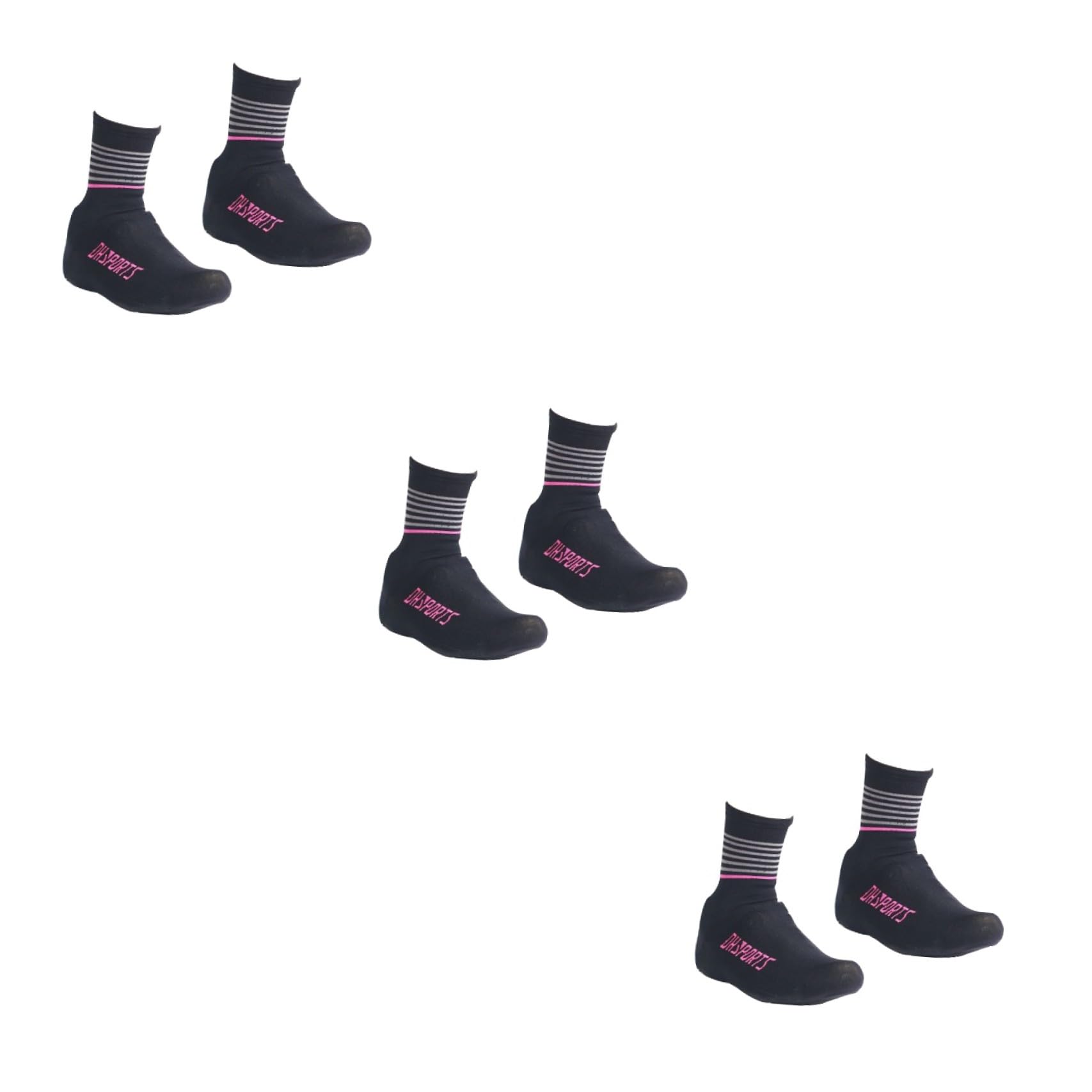 Hemobllo Cubierta de Zapatos al Aire Protector de Zapatillas Women Bike protección cubrezapatillas de Bicicleta de Carretera Cubierta del Zapato cubrezapatos para Ciclismo Black