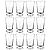 Macepason 12-Piece Acrylic Shot Glass Set - 1.2oz Clear Plastic Shot Glasses for Tequila, Cocktails & Spirits