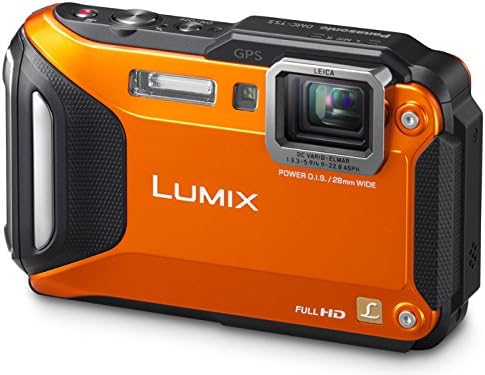 Panasonic Lumix DMC-TS5 16.1 MP Tough Digital Camera with 9.3x Intelligent Zoom (Orange) (Discontinued by Manufacturer)