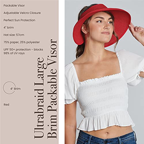 Visera para mujer San Diego Hat Co. Ultrabraid miniatura 2