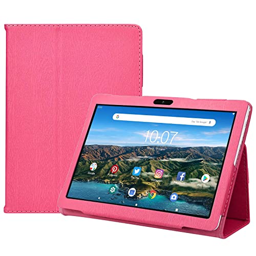 Transwon Case for Digiland 10.1 Tablet DL1036/ Pritom 10 10.1 Inch Tablet(M10)/ Pritom M10 Tablet Case/ Contixo 10 Inch Kids Tablet Case K101A K102/ qunyiCO Y10 Tablet Case - Pink