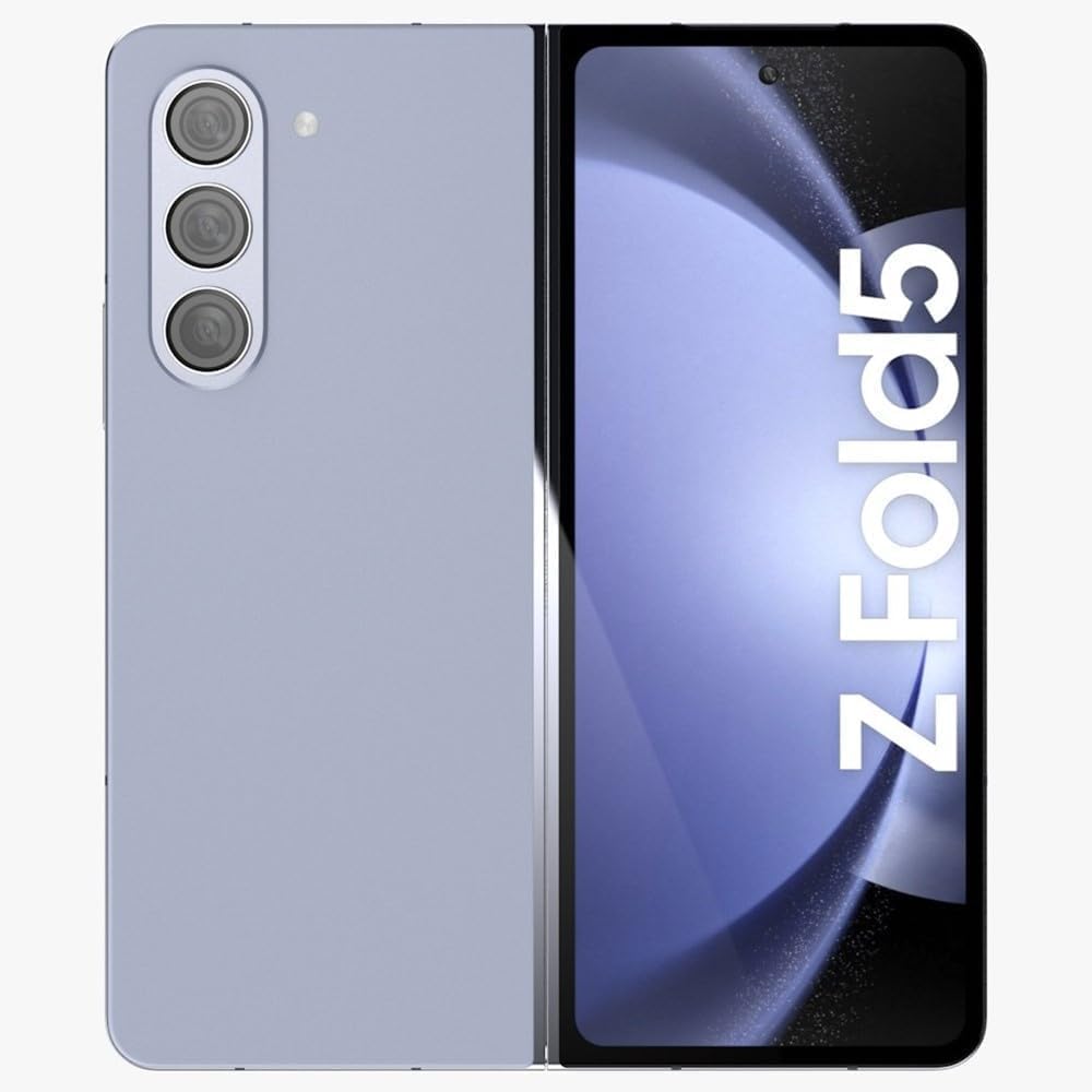 Galaxy Z Fold5 – ICY Blue – Foldable Smartphone, Gapless Design, Snapdragon 8 Gen 2, Gorilla Glass Victus 2 for VERIZON ONLY – (Renewed) Galaxy Z Fold5 – ICY Blue – Foldable Smartphone, Gapless Design, Snapdragon 8 Gen 2, Gorilla Glass Victus 2 for VERIZON ONLY – (Renewed)
