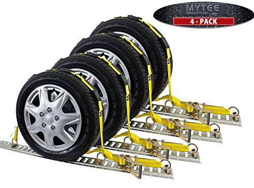 Mytee Products (4 Pack) Over The Tire Wheel Strap w/E-Track Fittings 2" x
