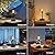 AIHYING Black Rechargeable Cordless Table Lamp,Portable Modern LED Night Light,Battery Operated Lamp,3 Color Stepless Dimming Up,for Restaurant/Bedroom/Bars/Outdoor Party/Camping/Coffee Shop