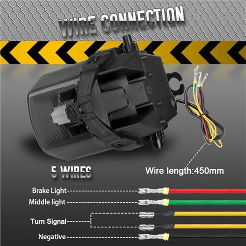 Intermitentes luz trasera freno lámpara moto GSXR1000 2017-2023 3