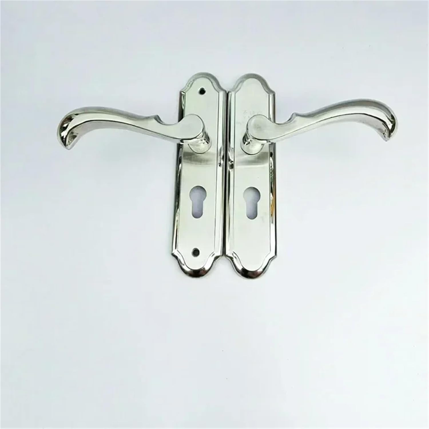 304 Stainless Steel Small 50 Mechanical Indoor Door Bedroom Room Lock 1Pcs(2001-55 Steel)