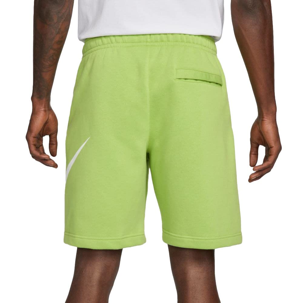 Nike Men's Sportswear Club Short Basketball Graphic (as1, Alpha, l, Regular, Regular, Vivid Green/Vivid Green)