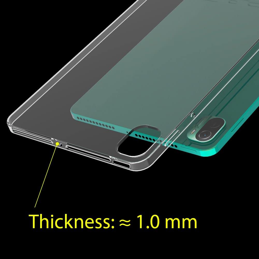 ebestStar - Cover per Alcatel U5, Custodia Silicone Trasparente, Protezione TPU Antiurto, Morbida Sottile Slim, Trasparente + Vetro Temperato