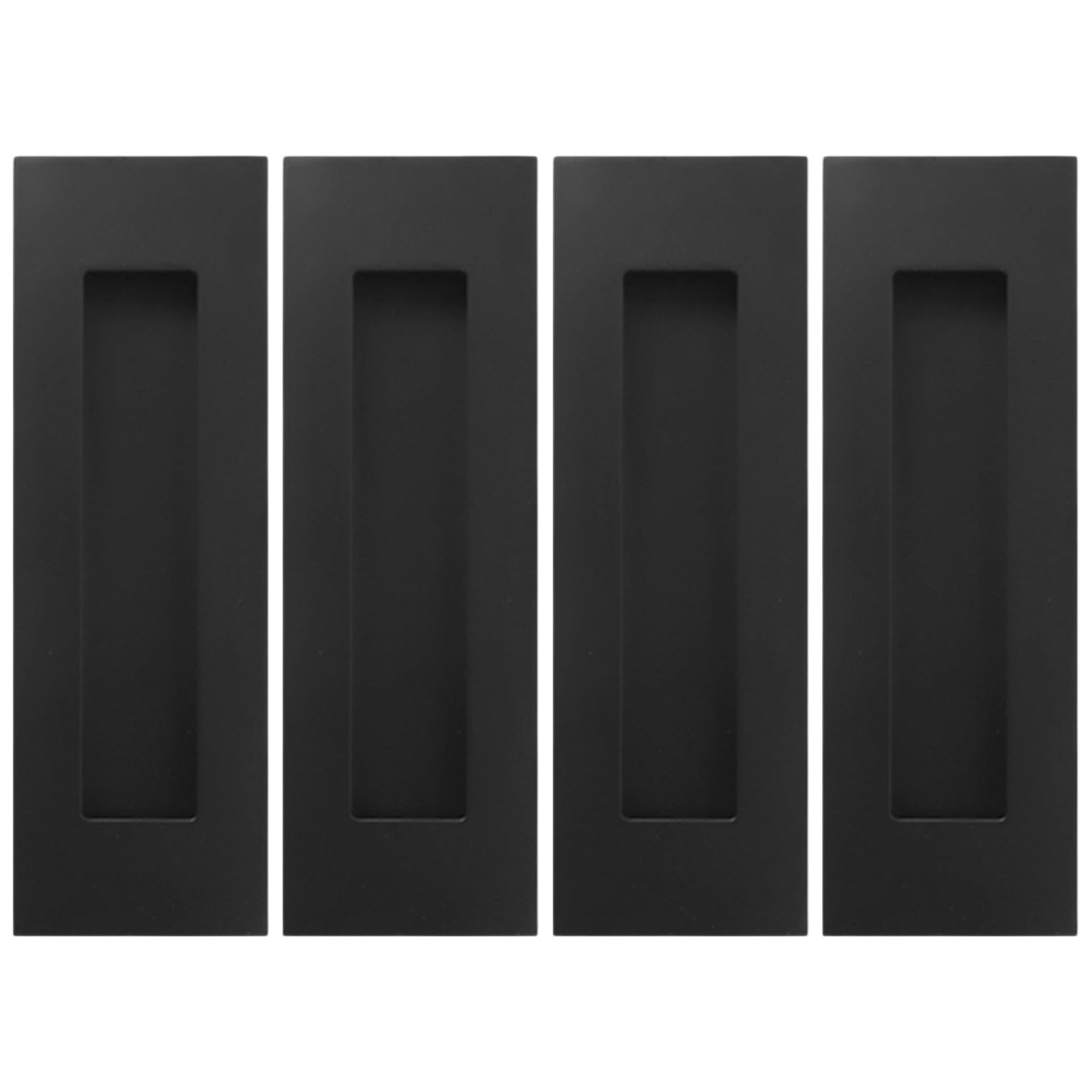 Poignée de porte de grange encastrée en acier inoxydable contre les blocages de porte