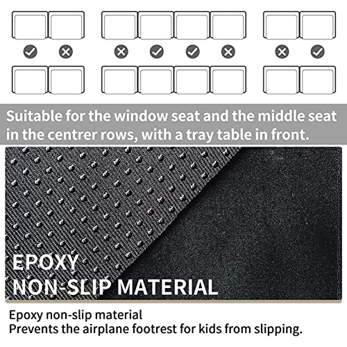 Flyaway Kids Bed Avião | viagem para avião infantil | Apoio para os pés voo Viagens mais confortávei