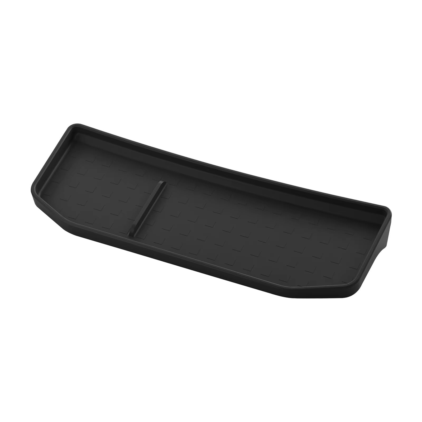 SZTMYVUW Interior Storage Box Compatible With Hyundai For Santa Fe 2024 2025 2026 Car Dashboard Storage Box Display Screen Rear Tray Organizer Accessories Tidying Black
