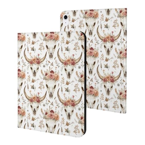 Coque fine compatible avec iPad 10e génération 10.9 2022 veille automatique rose