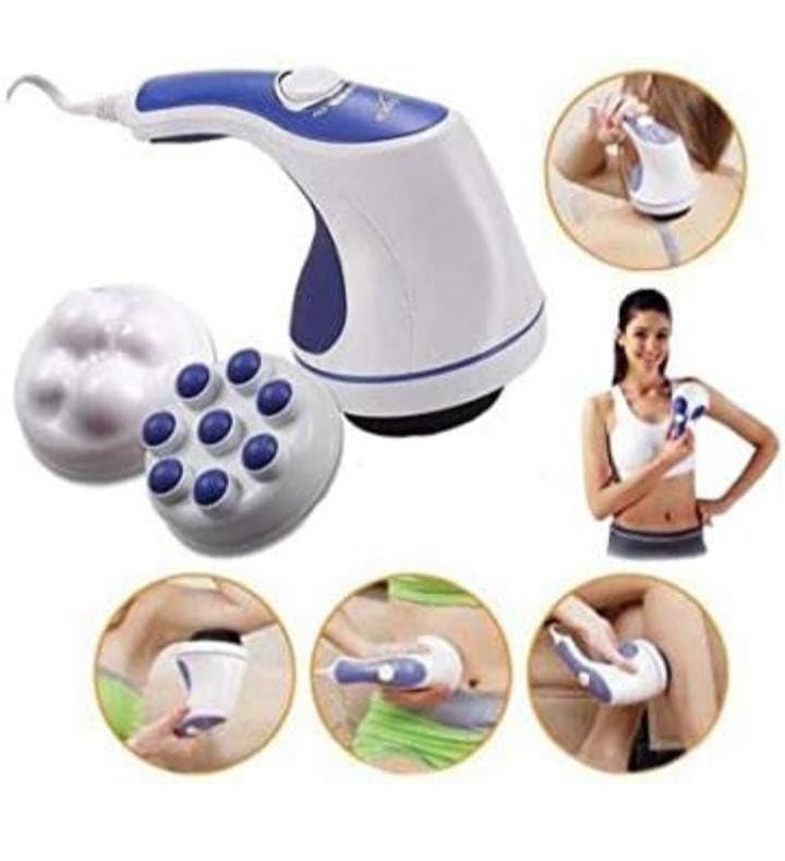 Relax Spin Tone Body Full Body Massage Electric Machine with 3 Massage Heads to Relieves Pain For Back and Foot Relax Spin Tone Body Full Body Massage Electric Machine with 3 Massage Heads to Relieves Pain For Back and Foot