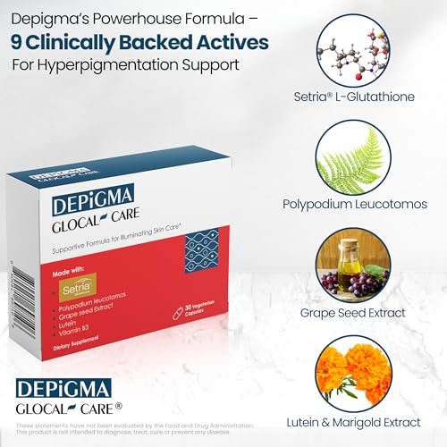 GlocalCare Depigma Hyperpigmentation Support Capsules