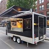 remolque barato coche Fácil almacenamiento de bebidas: espacio para la instalación de mini-nevera, fregadero y cubo de hielo.