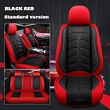 MANTENGA LA FUNCIONALIDAD: Las fundas de los asientos están diseñadas alrededor del automóvil, manteniendo la función y el control completos del asiento, como airbag, cinturones de seguridad, reposabrazos y ajustes del asiento. Las fundas de reposacabezas separadas permiten un fácil ajuste del reposacabezas para una comodidad y seguridad óptimas