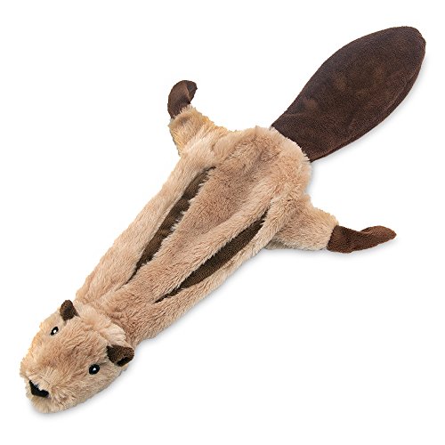 Image of Best Pet Supplies 2-in-1 Fun Skin Stuffless Dog Squeaky Toy (Wild Duck, Squirrel, Alligator Bundle) Small, PT08-45-47-S