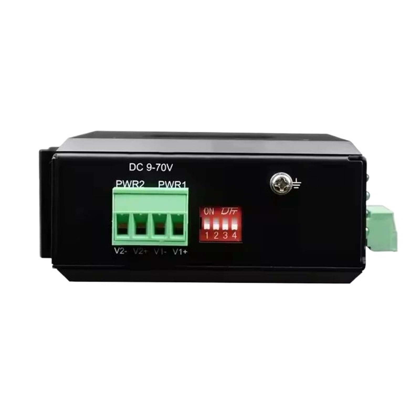 Przemysłowy konwerter IP na szynę DIN Sreial RS232 RS485 RS422 na serwer Ethernet RJ45
