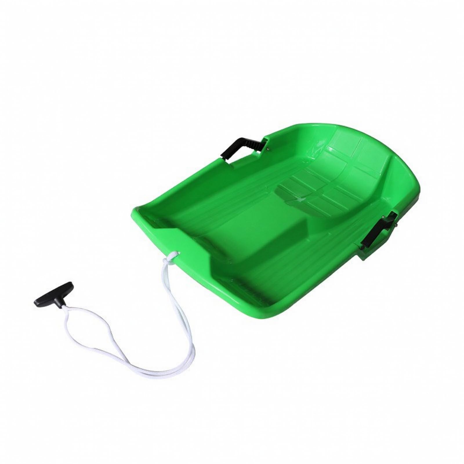 rockible Slitta con Schienale Rialzato Leggero Slitta con Corda di Traino Resistente Slittino Corda per Bambini, Giochi Invernali