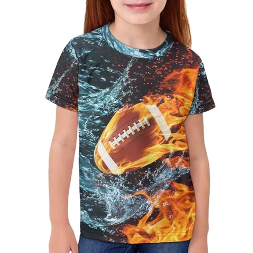 Image of JEOCODY Boys Girls Graphic Tees Funny 3D Printed Short Sleeve T-Shirts 3-16T