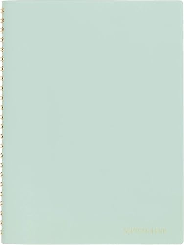 Maruman Septcouleur - Cuaderno de laboratorio, 8.35 x 6.22 pulgadas (A5), cuadrícula cuadrada de 0.118 in, 100 hojas, Comfort Mint (N768-53)