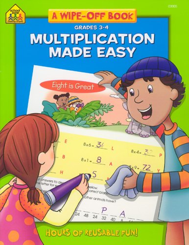 Multiplication Made Easy Grade 3-4 A Wipe-off B... 1589477855 Book Cover