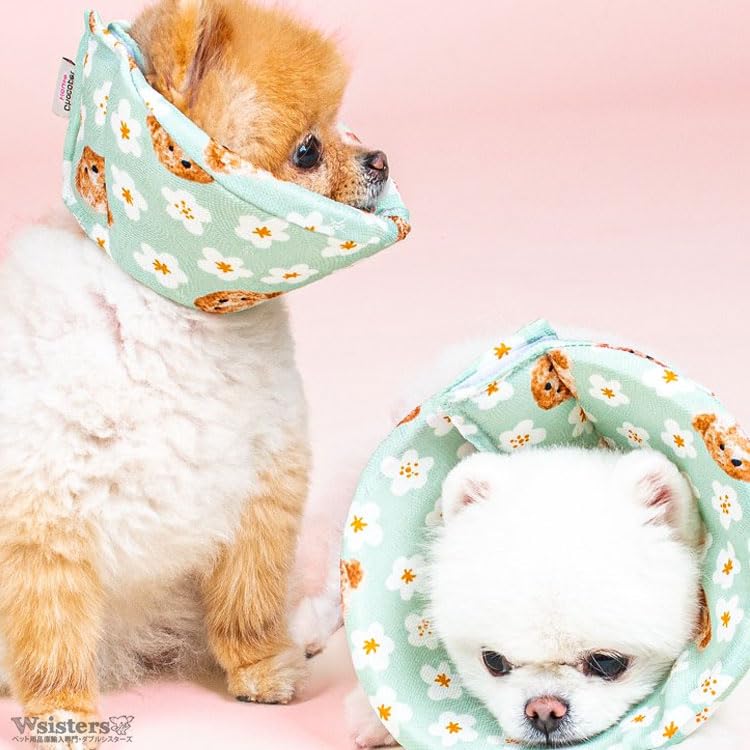 Amazon | 犬 猫 エリザベスカラー ケアー用品 皮膚保護 かわいい 人気