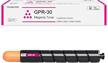High-Yield GPR-30 Color Toner Cartridge ?1-Pack?M Compatible Toner Replacement for Canon imageRUNNER Advance C5045 C5051 C5250 C5255 Printer, 2789B003AA 2793B003AA 2797B003AA 2801B003AA