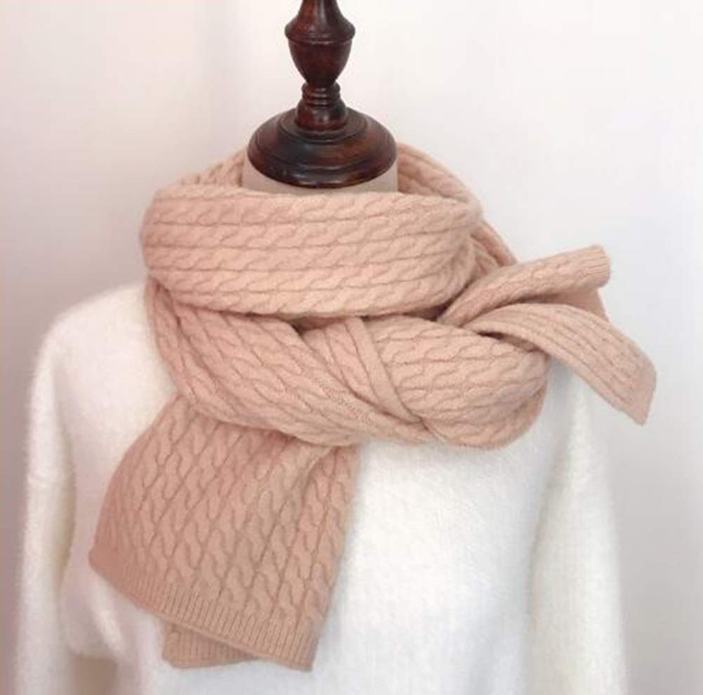Écharpe filet pour dame en couleur unie F, un foulard sauvage et châle d'hiver