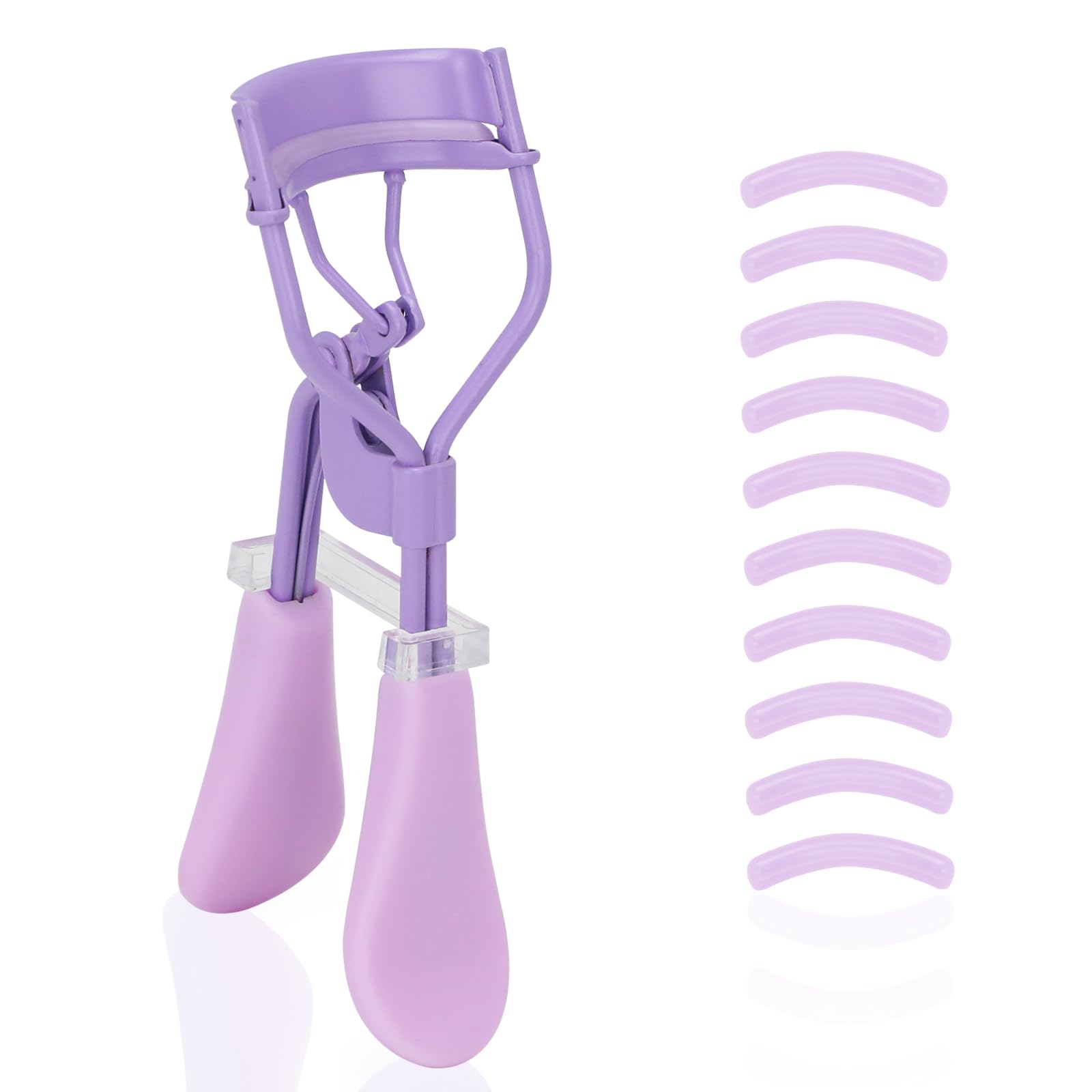 ODELY Eyelash Curler with Pads, Lash Curler with 10 Extra Silicone Replacement Pads, Comfortable Grip for Effortless Curling – Eyelashes for The