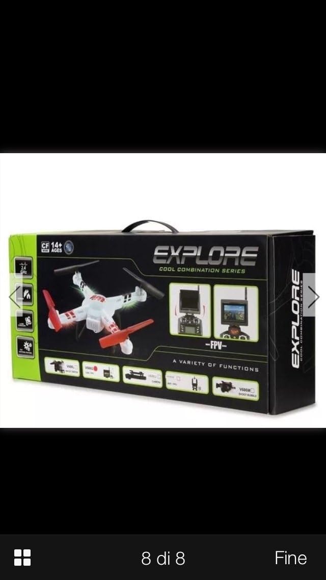 WLtoys V686 V686G 5.8G Video FPV Drone RC Quadcopter Helicopter + 720P HD Camera
