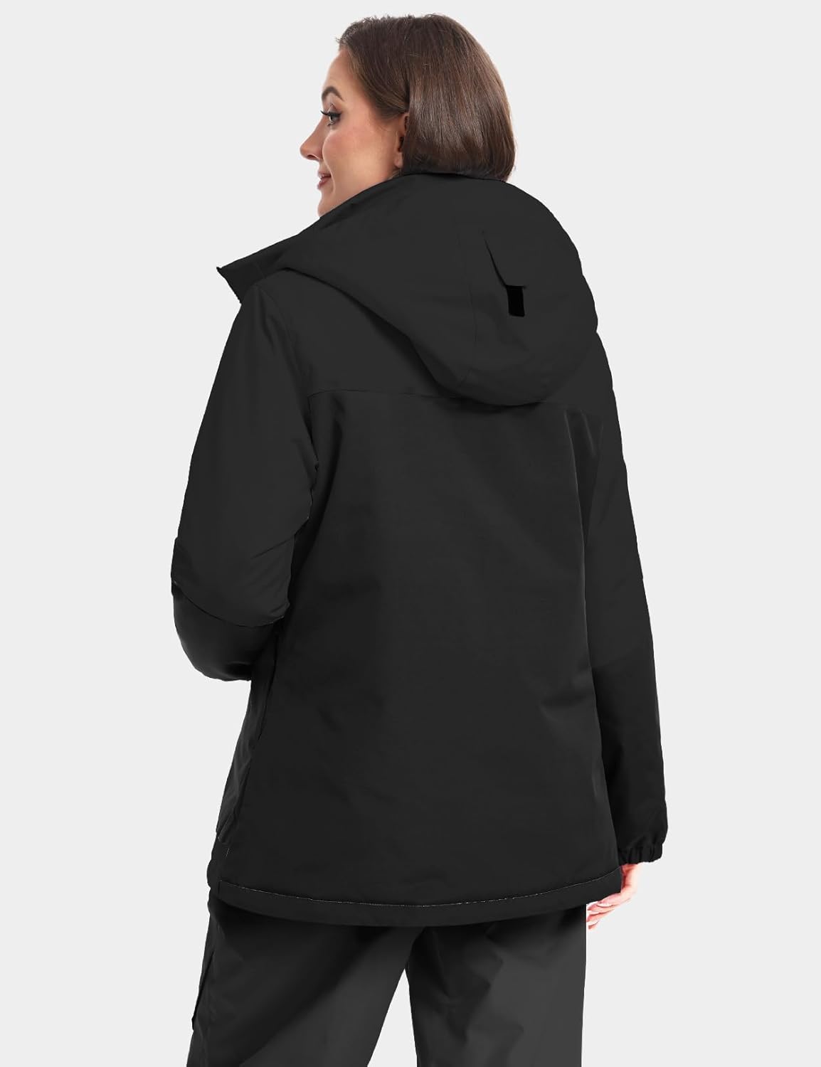 GEMYSE Women's Ski Jacket Waterproof Snow Jacket Windproof Warm Winter Coat Hooded Snowboarding Windbreaker - Image 3