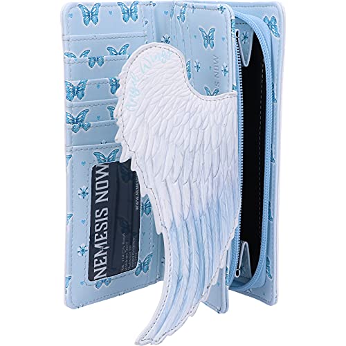 Nemesis Now White Angel Wings Embossed Purse 18.5cm3
