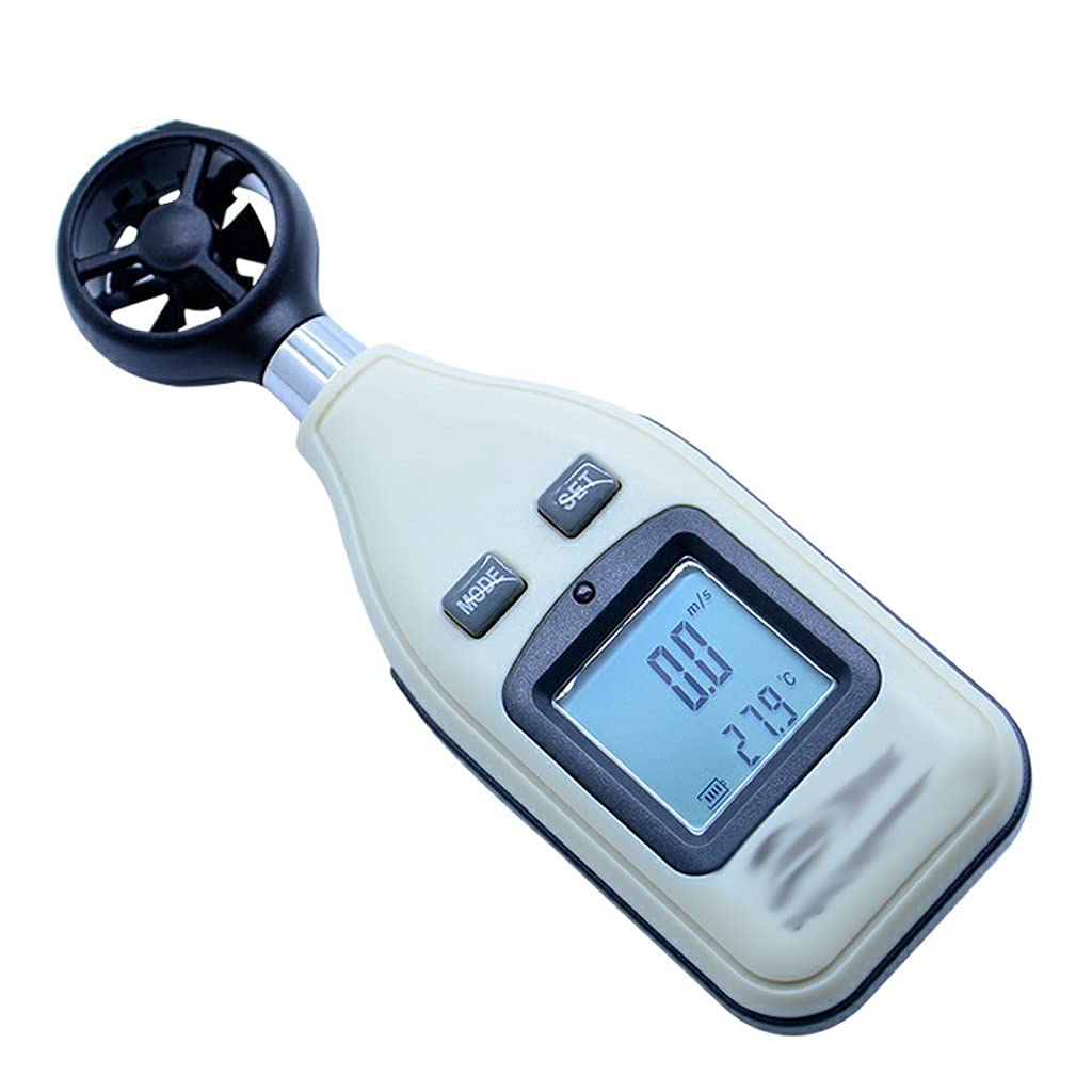 Digital Anemometer Wind Speed Meter with LCD Backlight Display Handheld Windmeter