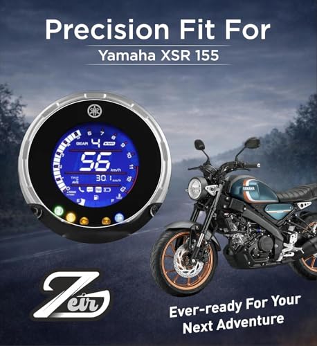 Image of ZEIR Screen Protector For YAMAHA XSR 155 NEW 2025 Digital Meter Scratch Guard Compatible With XSR155 | 9H Hardness, Anti-Scratch & Water Resistant | Instrument Cluster Accessory [Not Tempered Glass]