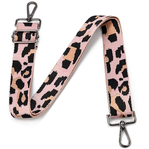 Image of Purse Strap Gold Hardware Replacement Crossbody Bag Strap, Wide Adjustable Shoulder Strap